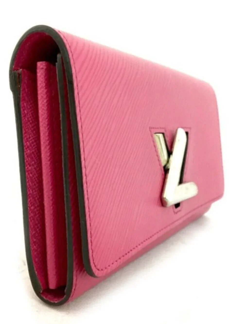 Louis Vuitton Epi Twist Pink Leather Long Bifold